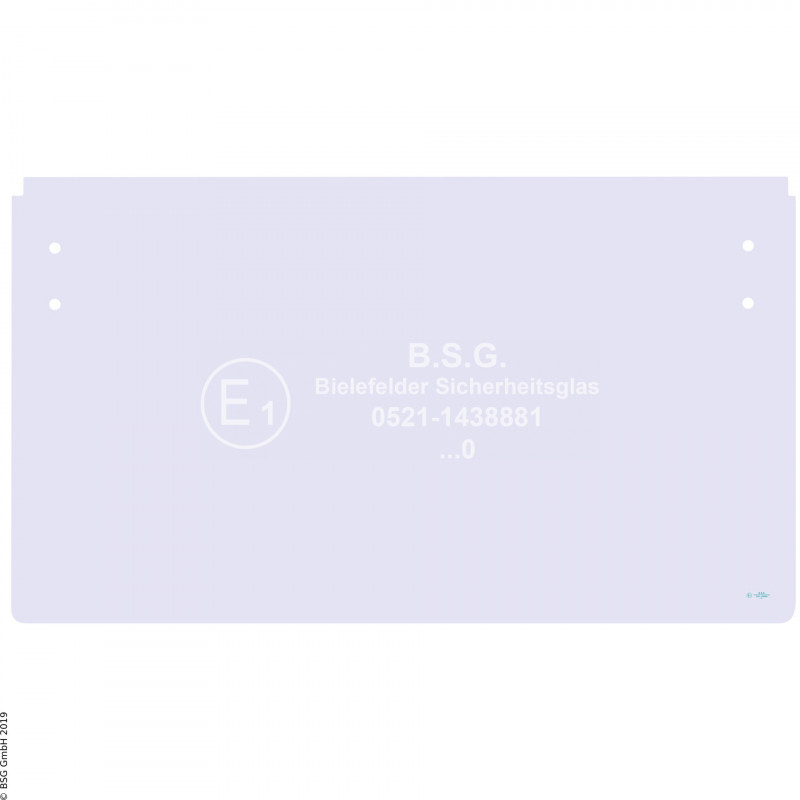 A00 - Frontscheibe Neuson Bagger1703, 2003, 2404 (ab 2010) Frontscheibe unten