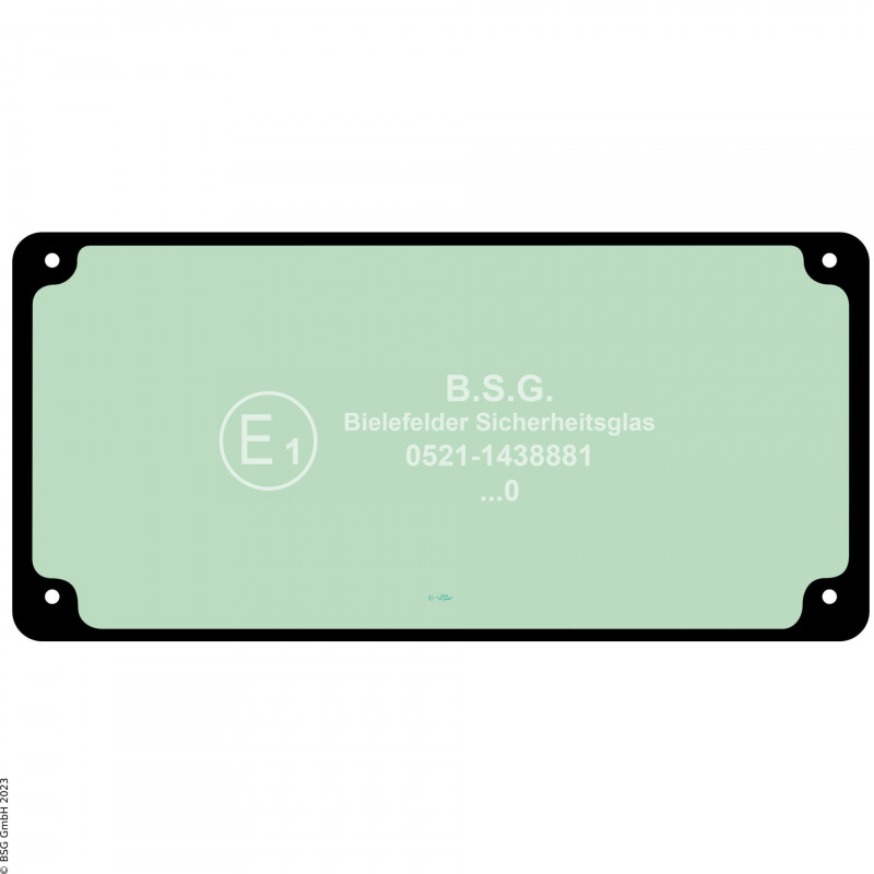 A00 - Frontscheibe Neuson Bagger2503, 3003, 3503, 3703 Frontscheibe unten