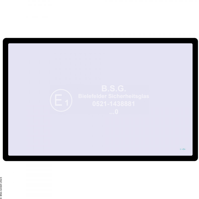 B00 - Heckscheibe Neuson Bagger50Z3 (EPA3), 75Z3 (EPA3) Heckscheibe