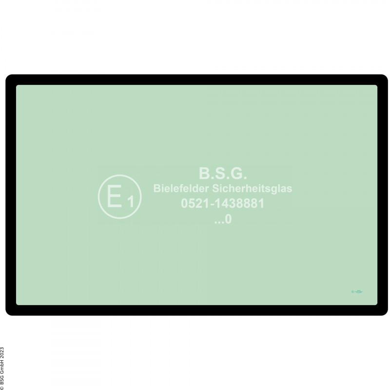 B00 - Heckscheibe Neuson Bagger50Z3 (EPA3), 75Z3 (EPA3) Heckscheibe