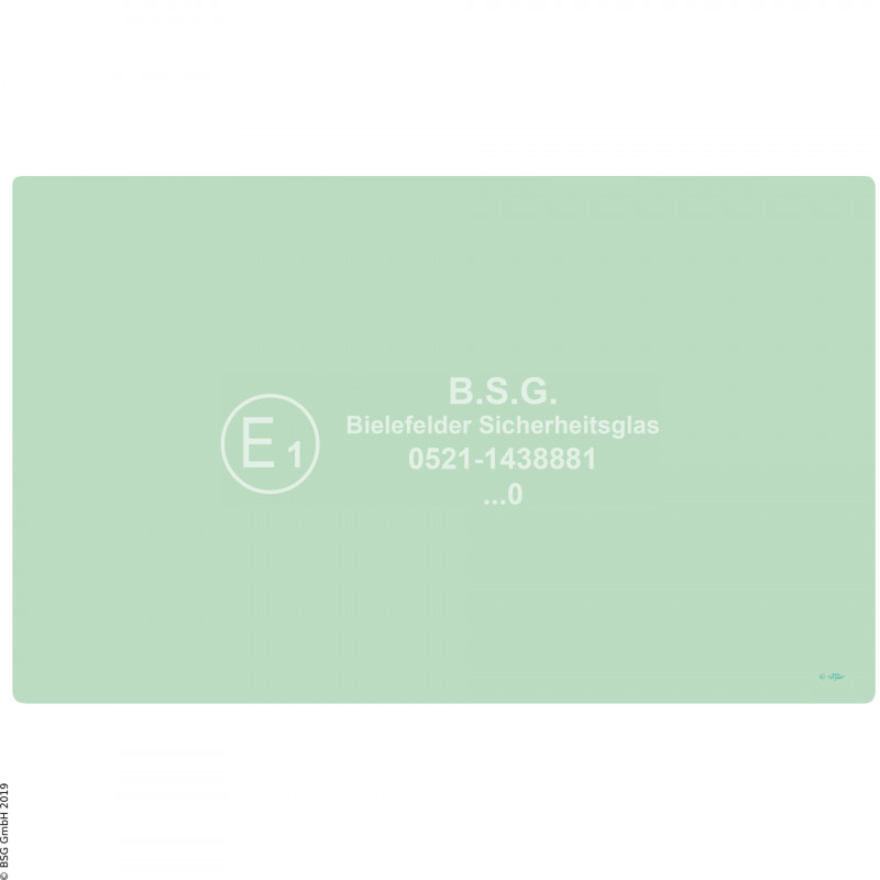 A00 - Frontscheibe Kubota BaggerKX 085-5 Frontscheibe unten