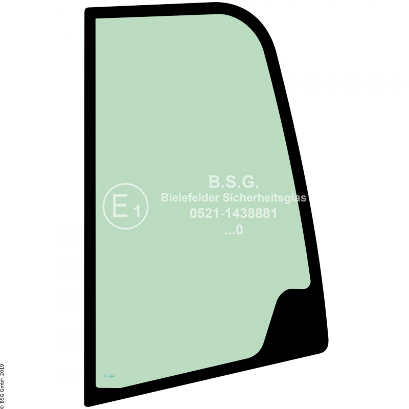 L00 - Seitenscheibe links Kubota BaggerKX 085-5 Seitenscheibe links hinten