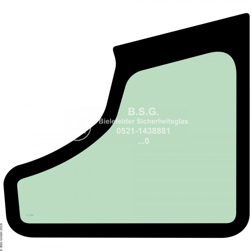 FD0 - Türscheibe Kubota BaggerKX 085-5 Türscheibe unten