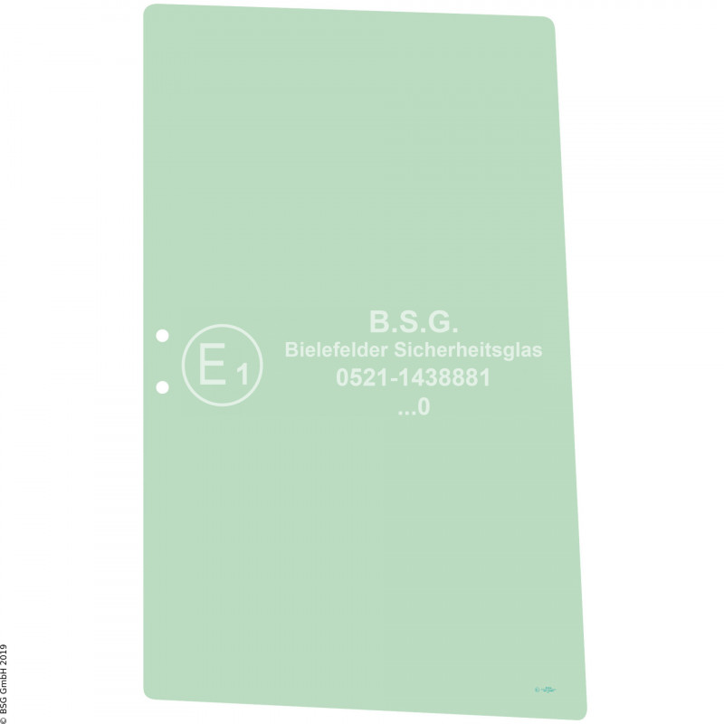 R00 - Seitenscheibe rechts Kubota BaggerKX 085-5 Rechte hintere Schiebescheibe