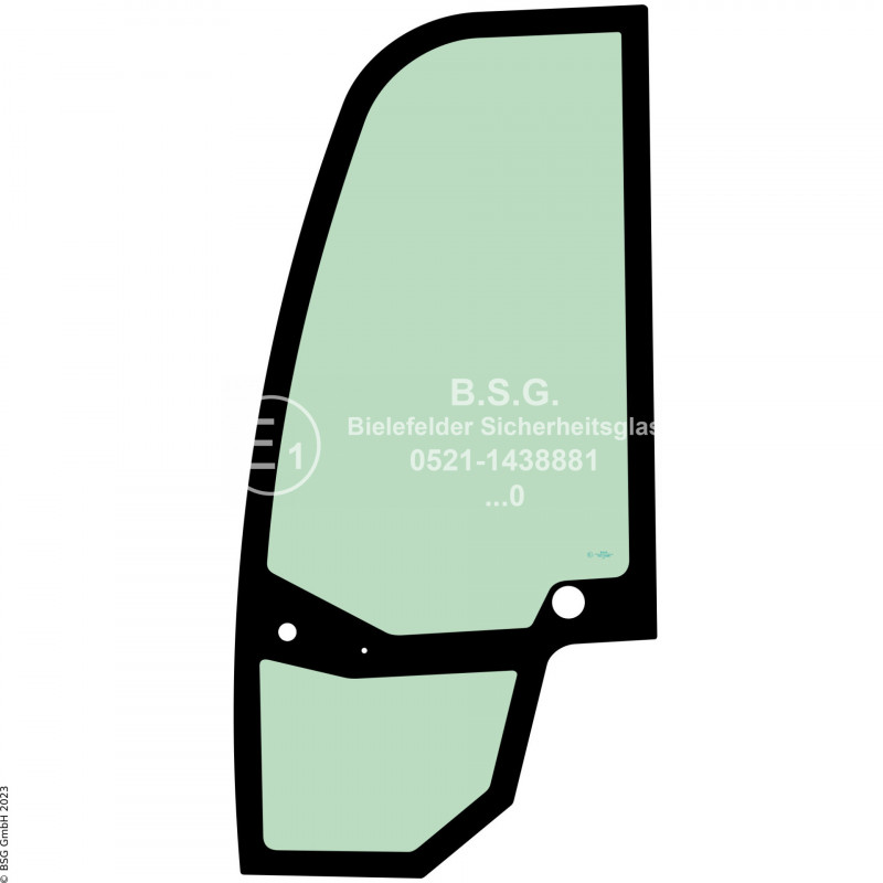 FD0 - Türscheibe Kubota Radlader (auch Kettenlader)RT250-2, RT270-2, RT280-2 Türscheibe