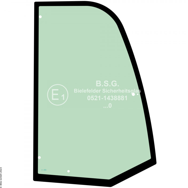 R00 - Seitenscheibe rechts Kubota Radlader (auch Kettenlader)RT250-2, RT270-2, RT280-2 Seitenscheibe rechts oben ausstellbar