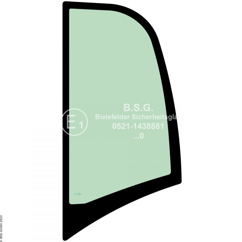 L00 - Seitenscheibe links Kramer Radlader (auch Kettenlader)5075, 5085(T), 5095 (BM 353) Seitenscheibe links hinten