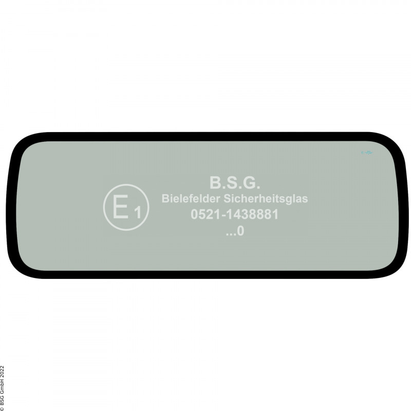 C00 - Dach(rand)scheibe Neuson BaggerEZ 38(3) (AE..., AG..., KPAL...) (Wischer links unten) Dachrandscheibe