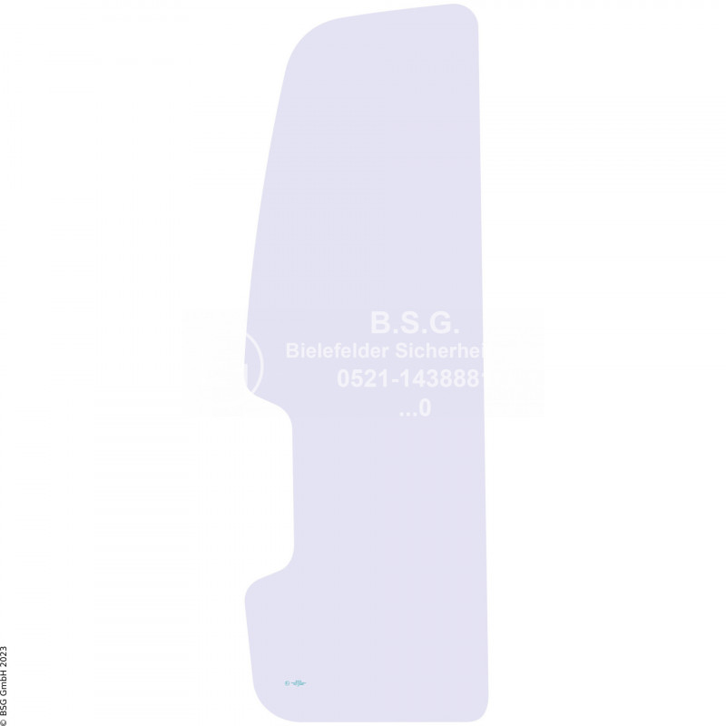 FD0 - Türscheibe Neuson BaggerEZ 38(3) (AE..., AG..., KPAL...) (Wischer links unten) Türscheibe