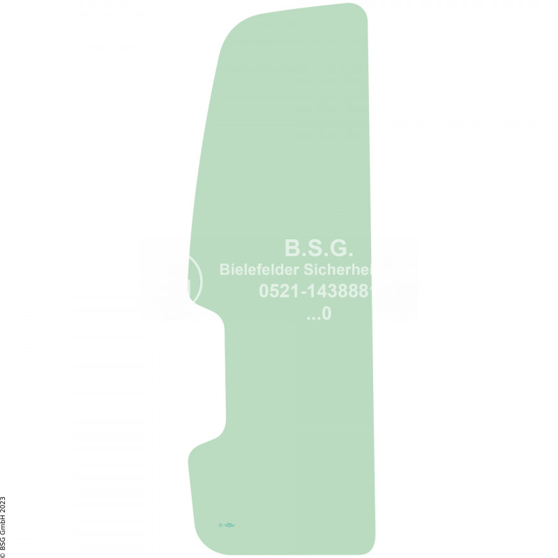 FD0 - Türscheibe Neuson BaggerEZ 38(3) (AE..., AG..., KPAL...) (Wischer links unten) Türscheibe