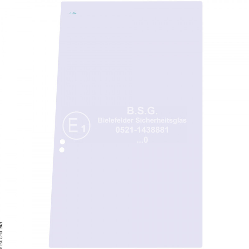 R00 - Seitenscheibe rechts Case BaggerCK13, CK15 Rechte hintere Schiebescheibe