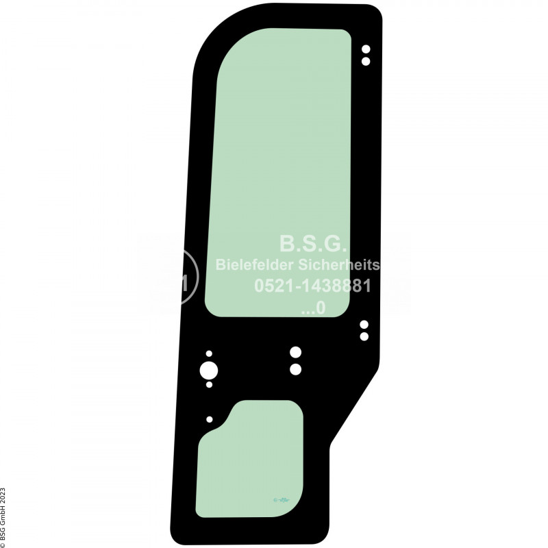 FD0 - Türscheibe Kobelco BaggerSK16MSR, SK17MSR, SK17SR-3 Türscheibe