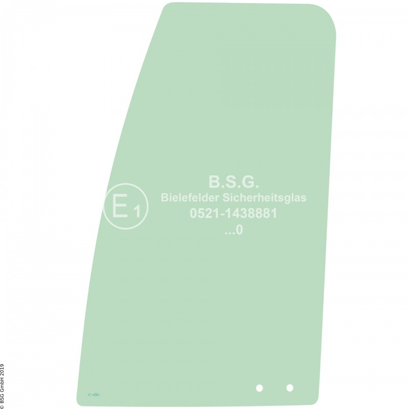 FD0 - Türscheibe Hyundai BaggerR140LC(M)-9(a) bis R520LC-9(a), R140W-9(a) bis R210W-9(a) Türschiebescheibe hinten