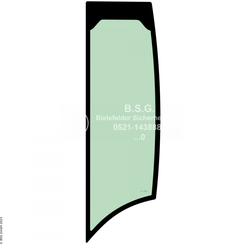 L00 - Seitenscheibe links Giant Radlader (auch Kettenlader)G3500 Seitenscheibe links hinten