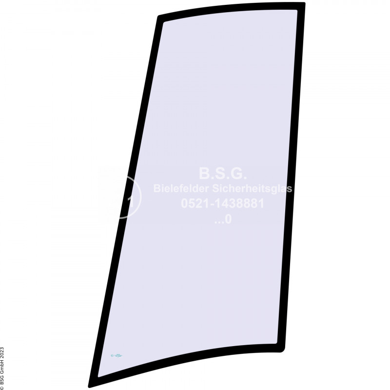 R00 - Seitenscheibe rechts Atlas Radlader (auch Kettenlader)AR 30, 35, 35 Super, 40 Seitenscheibe rechts hinten
