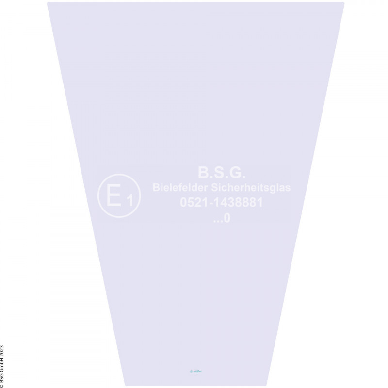 A00 - Frontscheibe Paus DumperAKR 242 Frontscheibe mitte