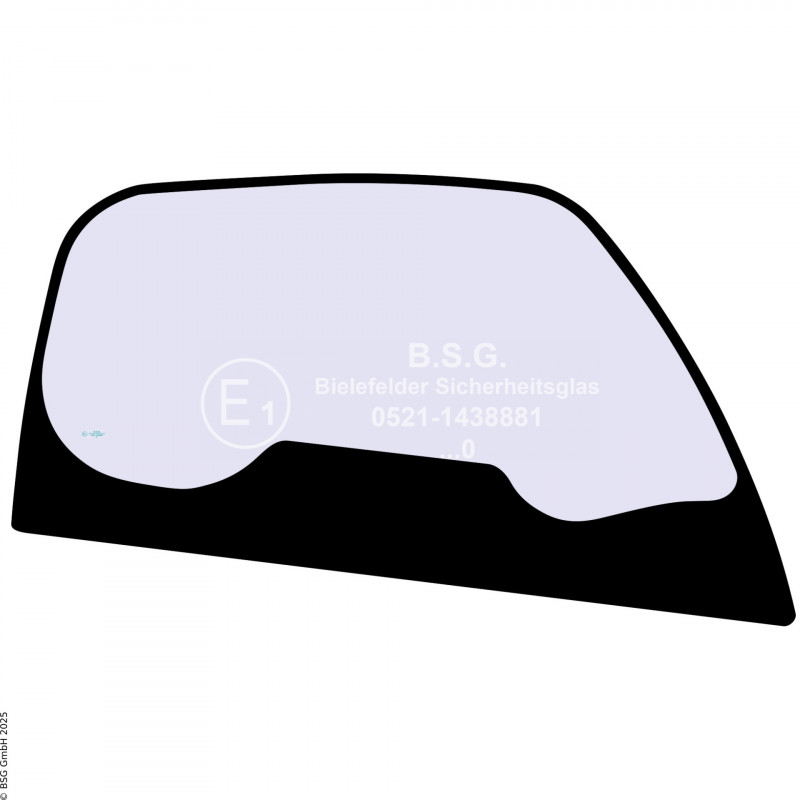 R00 - Seitenscheibe rechts Kramer Teleskoplader2205, 2706 Seitenscheibe rechts