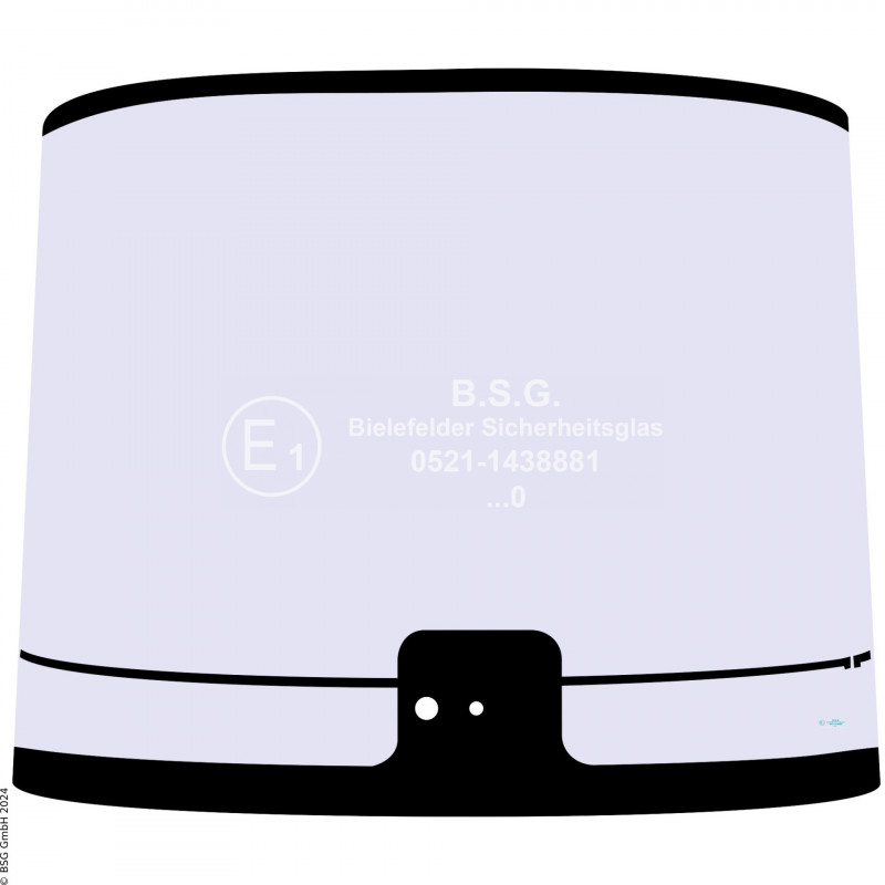 B00 - Heckscheibe Atlas Radlader (auch Kettenlader)AR50, AR60 Heckscheibe heizbar