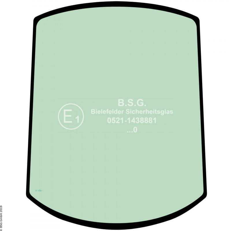 A00 - Frontscheibe Zeppelin Radlader (auch Kettenlader)ZL60T Frontscheibe