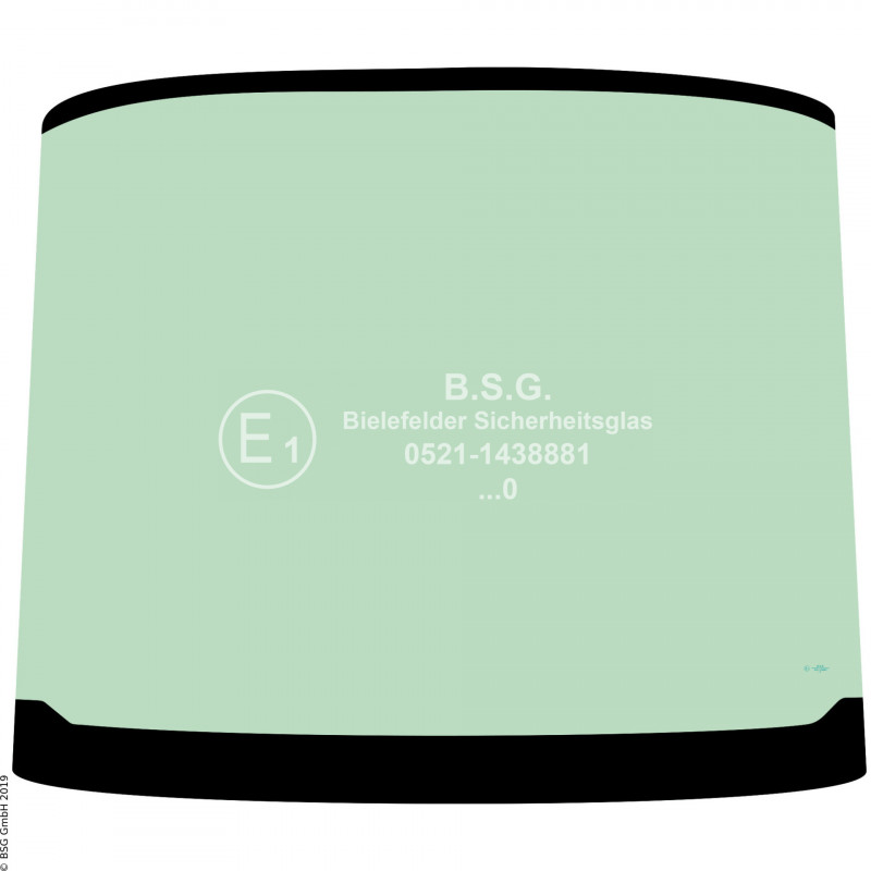 B00 - Heckscheibe Zeppelin Radlader (auch Kettenlader)ZL60T Heckscheibe heizbar