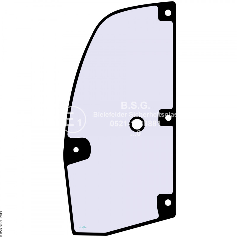 FD0 - Türscheibe Zeppelin Radlader (auch Kettenlader)ZL25, ZL35 Türscheibe