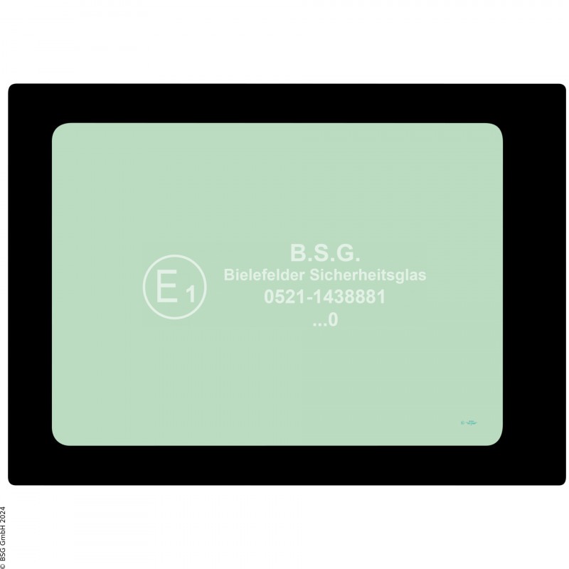 B00 - Heckscheibe Develon BaggerDX27Z-7, DX35Z-7 Heckscheibe