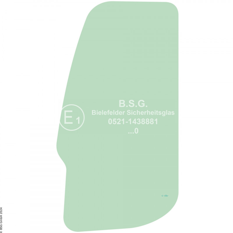 FD0 - Türscheibe Volvo Mini- und Kompaktbagger bis ca. 8to.EC55D Türscheibe