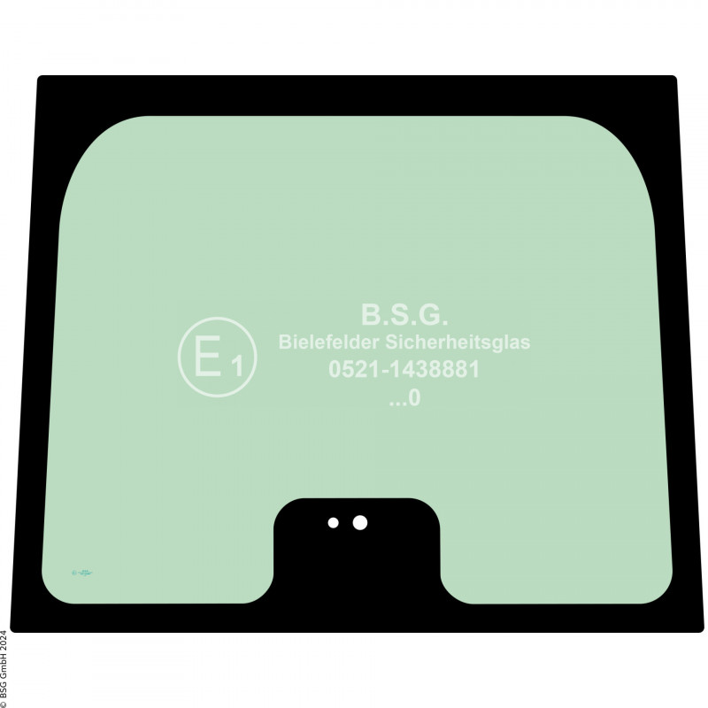 B00 - Heckscheibe Komatsu Radlader (auch Kettenlader)WA 380-7, 470-7, 500-7 Heckscheibe