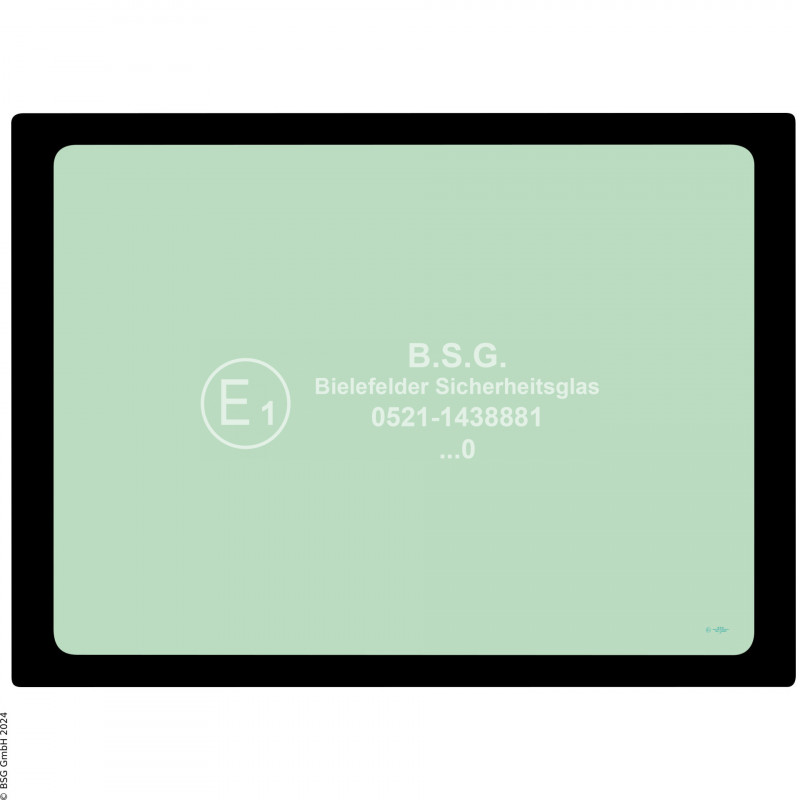 C00 - Dach(rand)scheibe Liebherr BaggerR914 - R926 Compact (2013er Kabine) Dachscheibe (R914 bis R926 Compact, A910 bis A918 Compact)