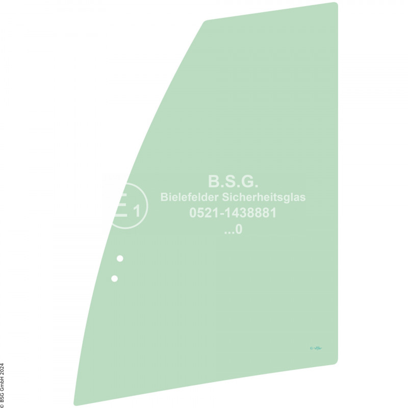 FD0 - Türscheibe Liebherr BaggerA910 bis A918, R914 bis R926 (Compact) (ab 2022) Türschiebescheibe vorne