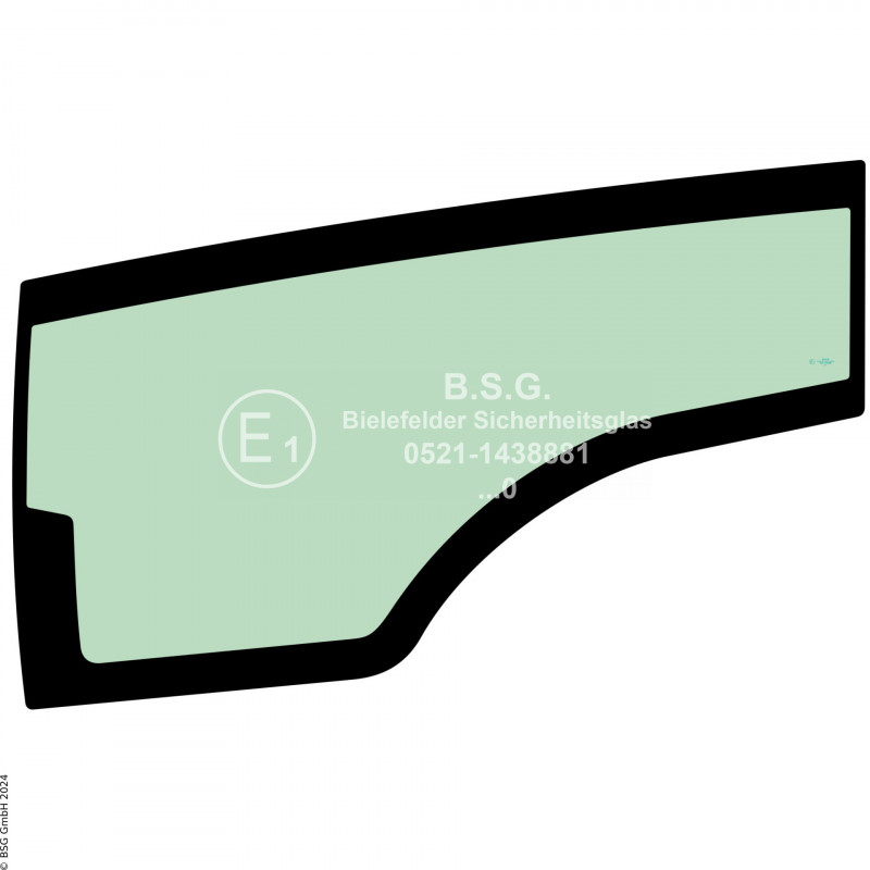 FD0 - Türscheibe Liebherr BaggerA910 bis A918, R914 bis R926 (Compact) (ab 2022) Türscheibe unten