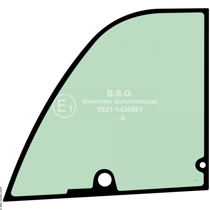 FD0 - Türscheibe JCB Teleskoplader532-60, 532-70, 536-95, 538-70, 542-70, 550-80, 560-80 Türscheibe oben