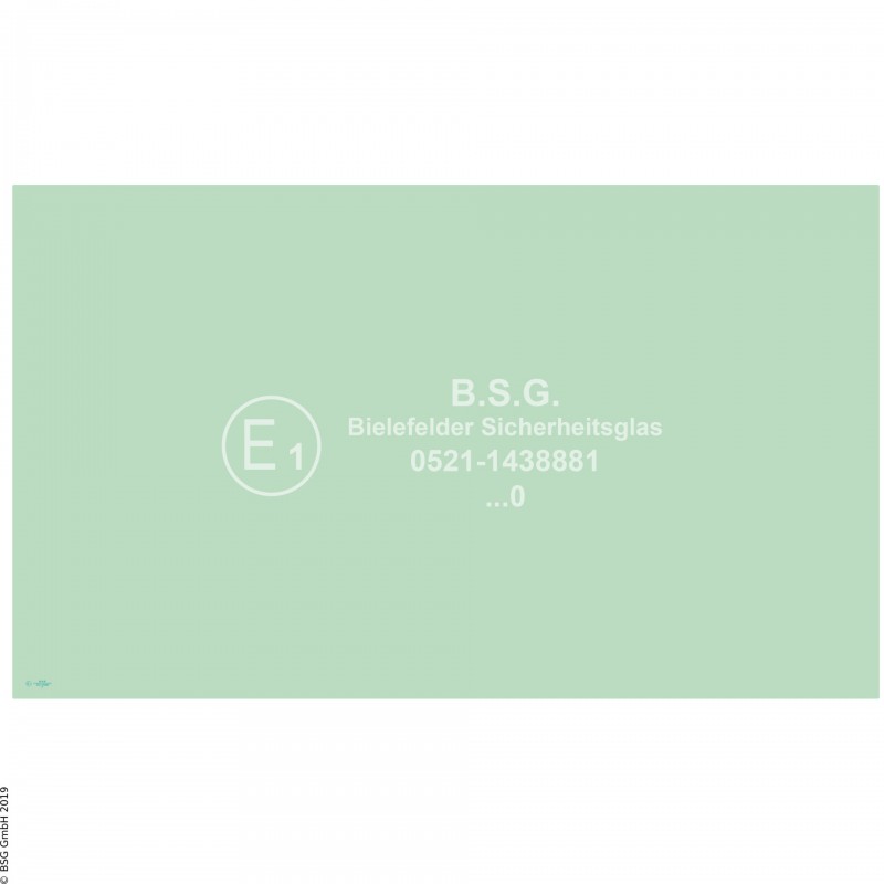 A00 - Frontscheibe Hitachi BaggerZX 16, 18 -3 Frontscheibe unten