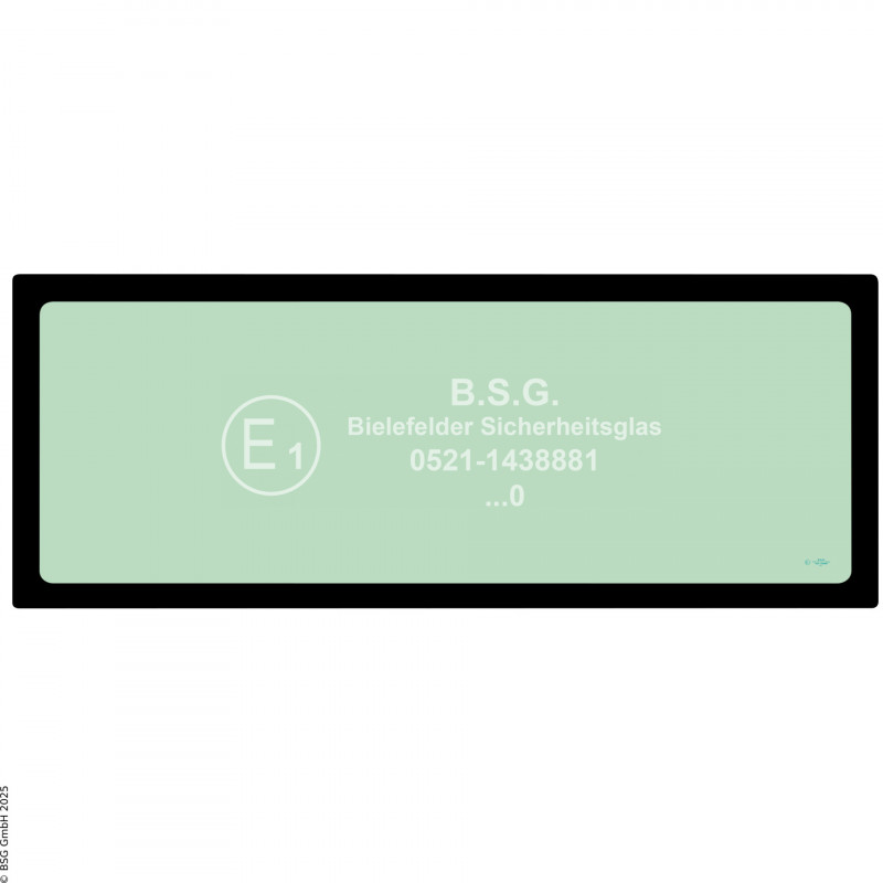 C00 - Dach(rand)scheibe Bobcat BaggerE60, E62, E63, E80, E85 Dachscheibe