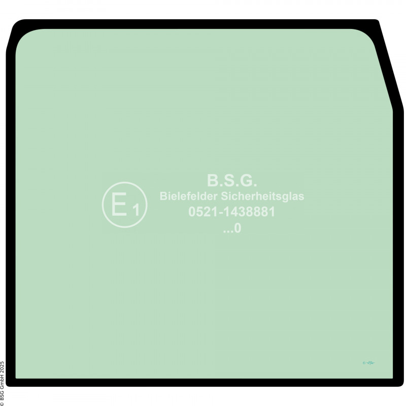 A00 - Frontscheibe Develon BaggerDX62R-3, DX63R-3 Frontscheibe oben