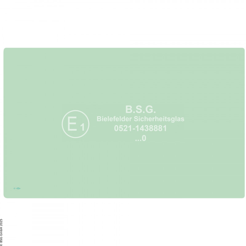 A00 - Frontscheibe Develon BaggerDX62R-3, DX63R-3 Frontscheibe unten