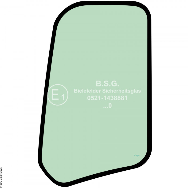 FD0 - Türscheibe Develon BaggerDX62R-3, DX63R-3 Türscheibe oben