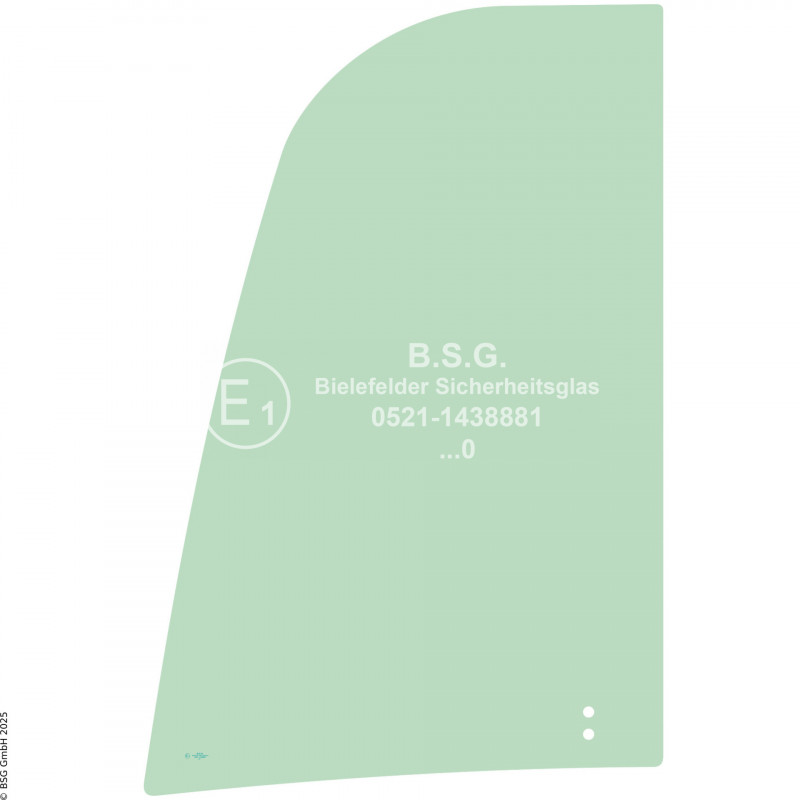 FD0 - Türscheibe JCB BaggerJS(W) + JZ (ab 2012) Türschiebescheibe