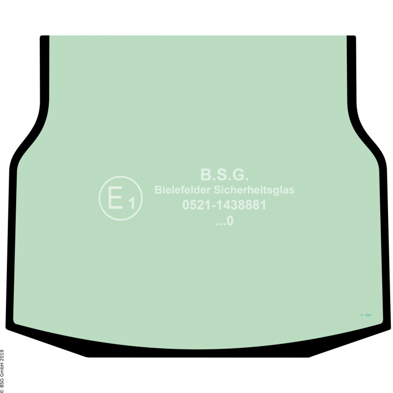 A00 - Frontscheibe JCB Bagger8014ZTS, 8016CTS, 8018CTS, 8020CTS Frontscheibe unten (Verbundglas)