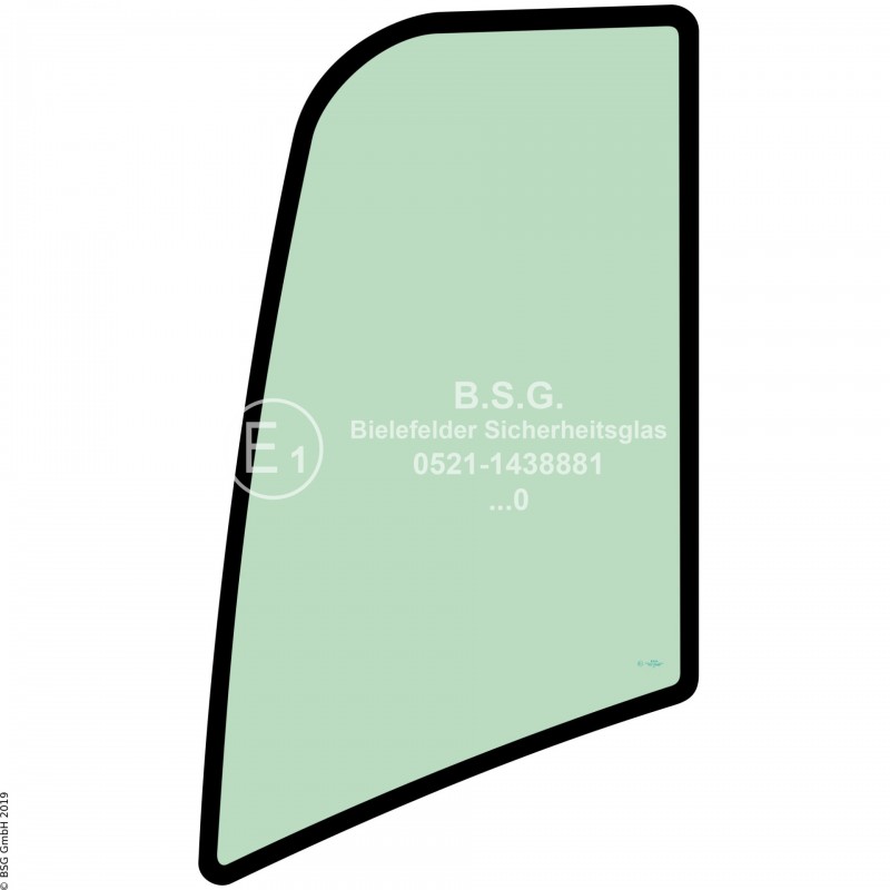 FD0 - Türscheibe Hitachi BaggerZX 16, 18 -3 Türscheibe oben