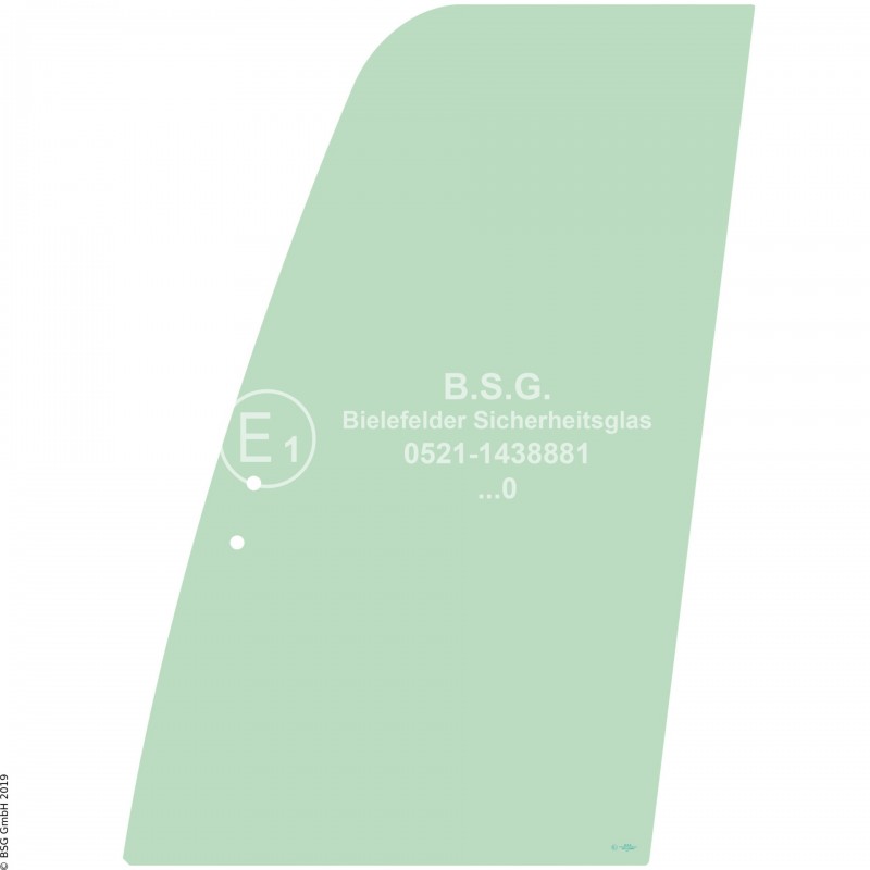 FD0 - Türscheibe Liebherr BaggerR900C - R984C (2003er Kabine) Türschiebescheibe vorne