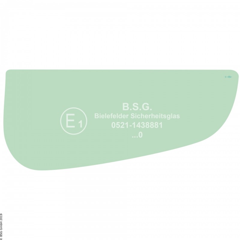 FD0 - Türscheibe Liebherr BaggerR900C - R984C (2003er Kabine) Türscheibe unten