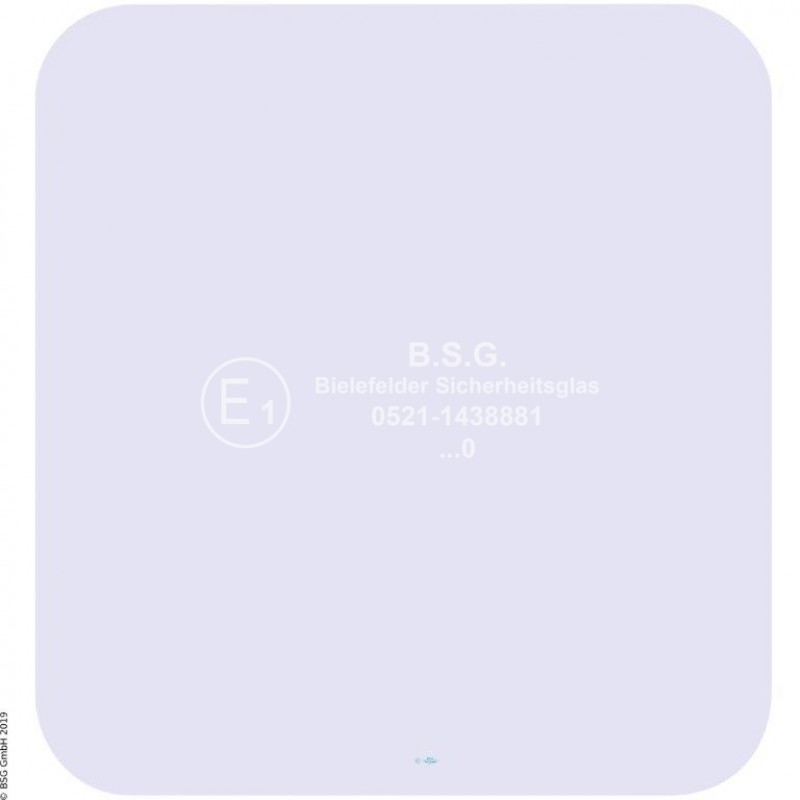 B00 - Heckscheibe Hanomag Radlader (auch Kettenlader)6D, 10E, 20E Heckscheibe