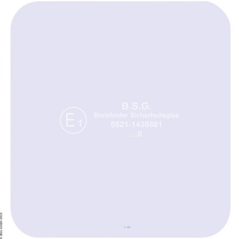 B00 - Heckscheibe Hanomag Radlader (auch Kettenlader)6D, 10E, 20E Heckscheibe
