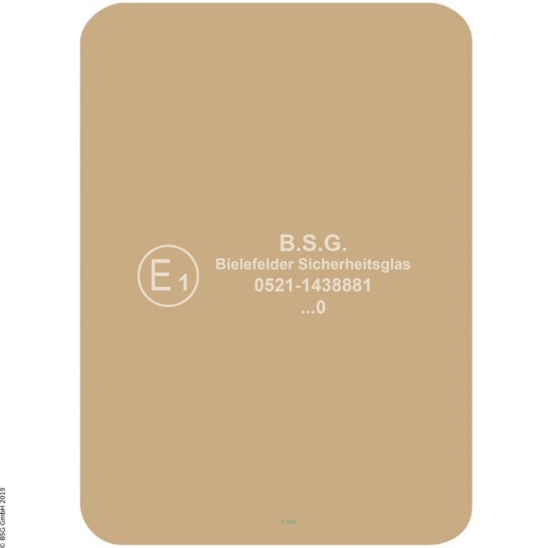 B00 - Heckscheibe Hanomag Radlader (auch Kettenlader)44C, 44D, 55C, 55D, 66C, 66D, 77C, 77D Heckscheibe