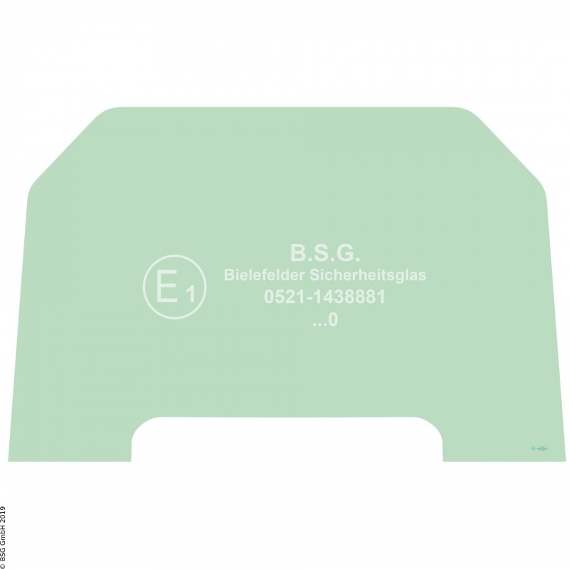 A00 - Frontscheibe Hanomag RaupenD500E, D540E, D570E, D580E, D670E, D680E Frontscheibe