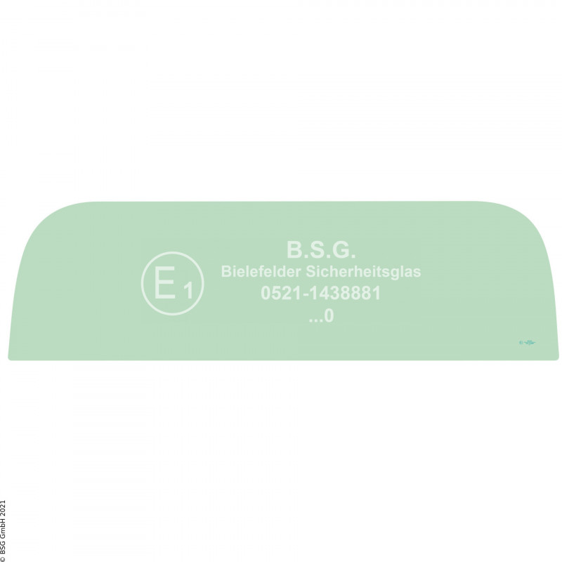 L00 - Seitenscheibe links Hanomag RaupenD500E, D540E, D570E, D580E, D670E, D680E Seitenscheibe oben (für Ausstellfenster)