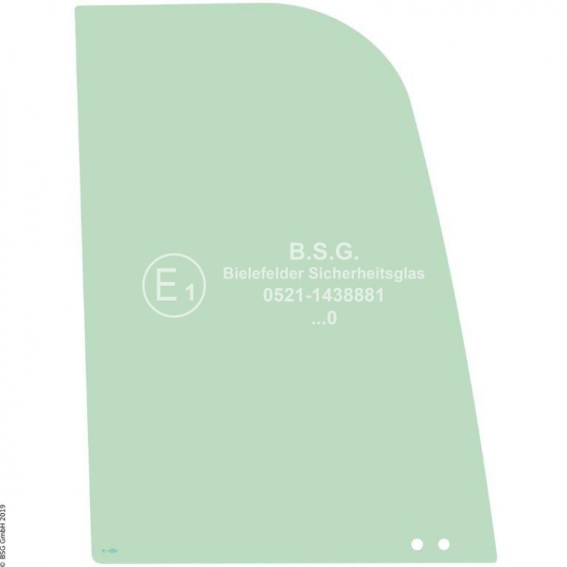 R00 - Seitenscheibe rechts Volvo Mini- und Kompaktbagger bis ca. 8to.EC15D, EC18D, EC20D, EC27D (Wischer rechts unten) Rechte vordere Schiebescheibe