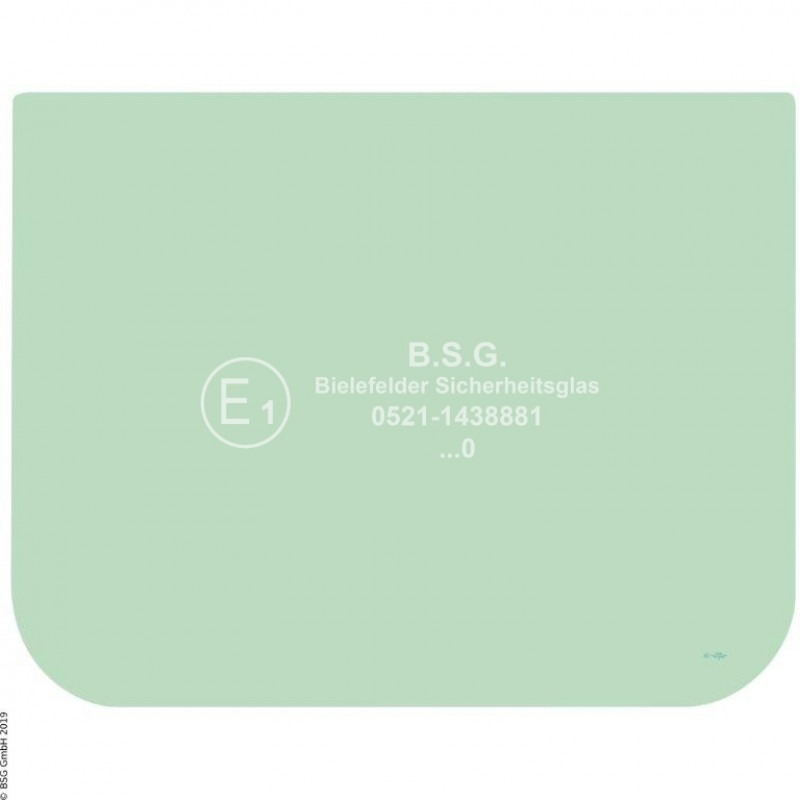 A00 - Frontscheibe Kobelco BaggerSR28SR-6, SR30SR-6, SR35SR-6 Frontscheibe unten