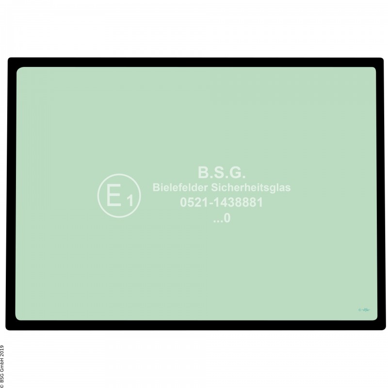 B00 - Heckscheibe Orenstein & Koppel (O&K) BaggerRH 1.17, 1.29, 1.35, 1.48 Heckscheibe